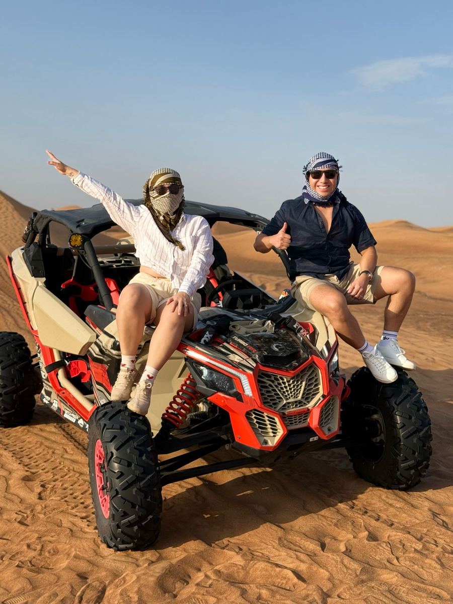 Alicia y Ángel en Emiratos Árabes Unidos y Maldivas