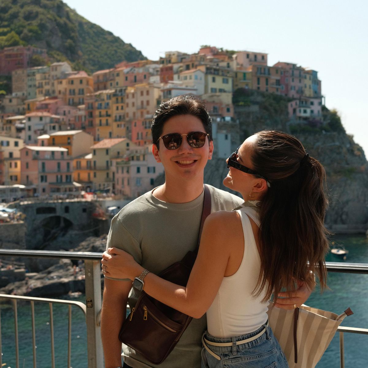 Constanza y Adrián en Italia y Grecia