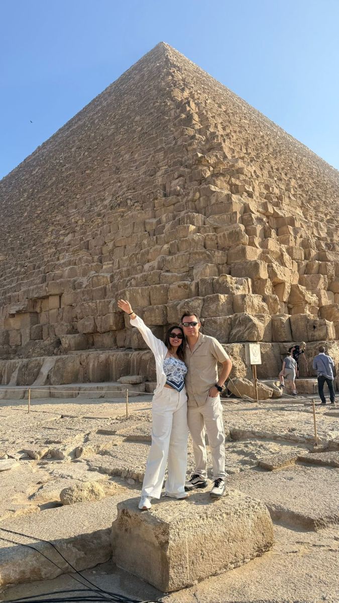 Fernanda y Sergio en Egipto
