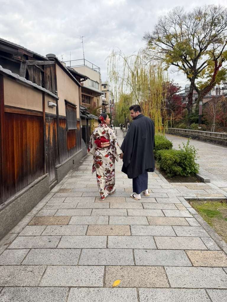 Liz y Pedro en Japón
