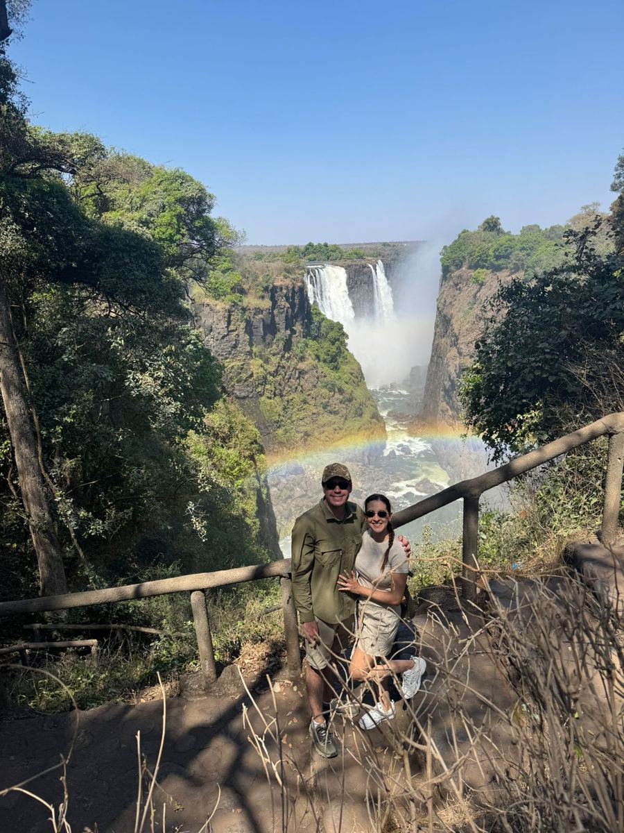 Mariana y Miguel en Sudáfrica y Botswana