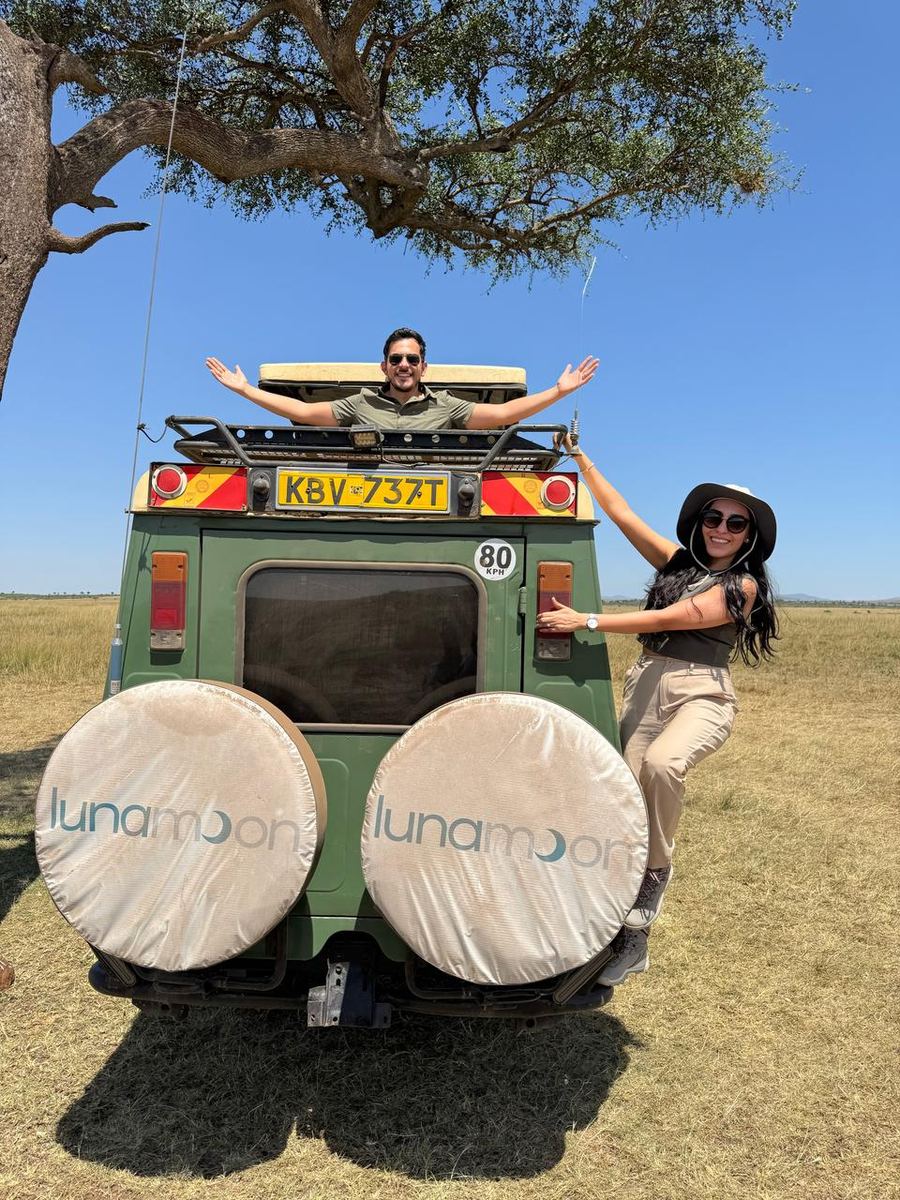 Miriam y Esteban en Kenia y Tanzania