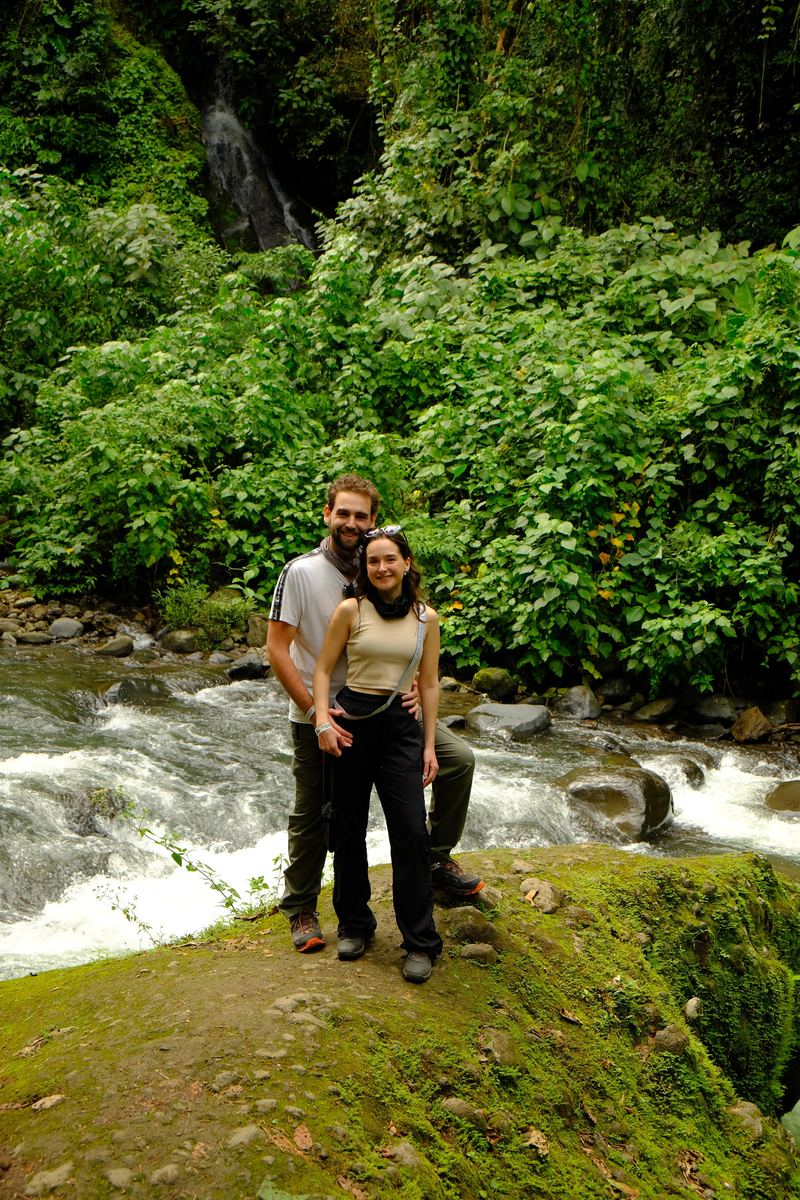 Regina y Domenico en Costa Rica